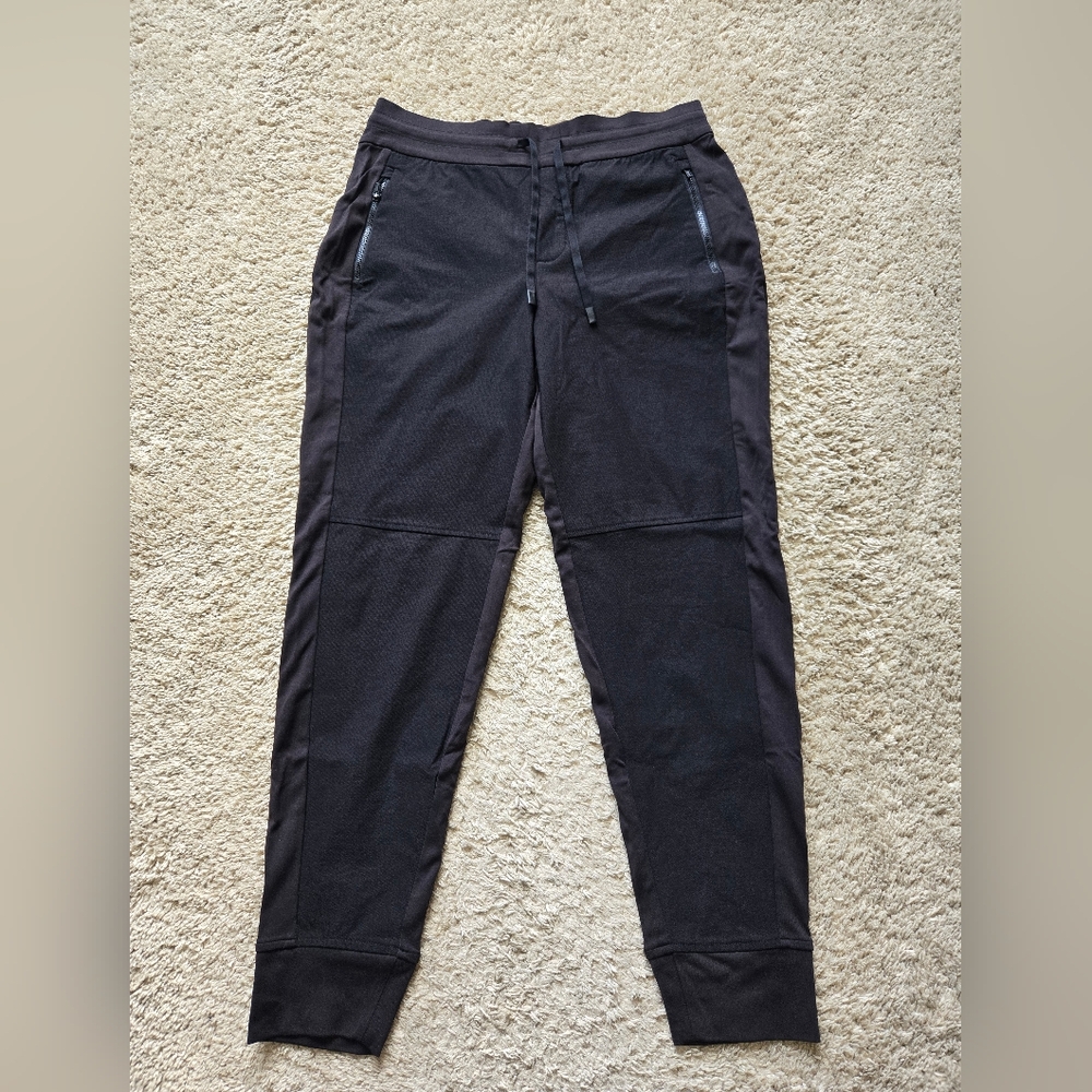 Athleta Headlands Hybrid Trek Jogger Pants Womens 10 Black
